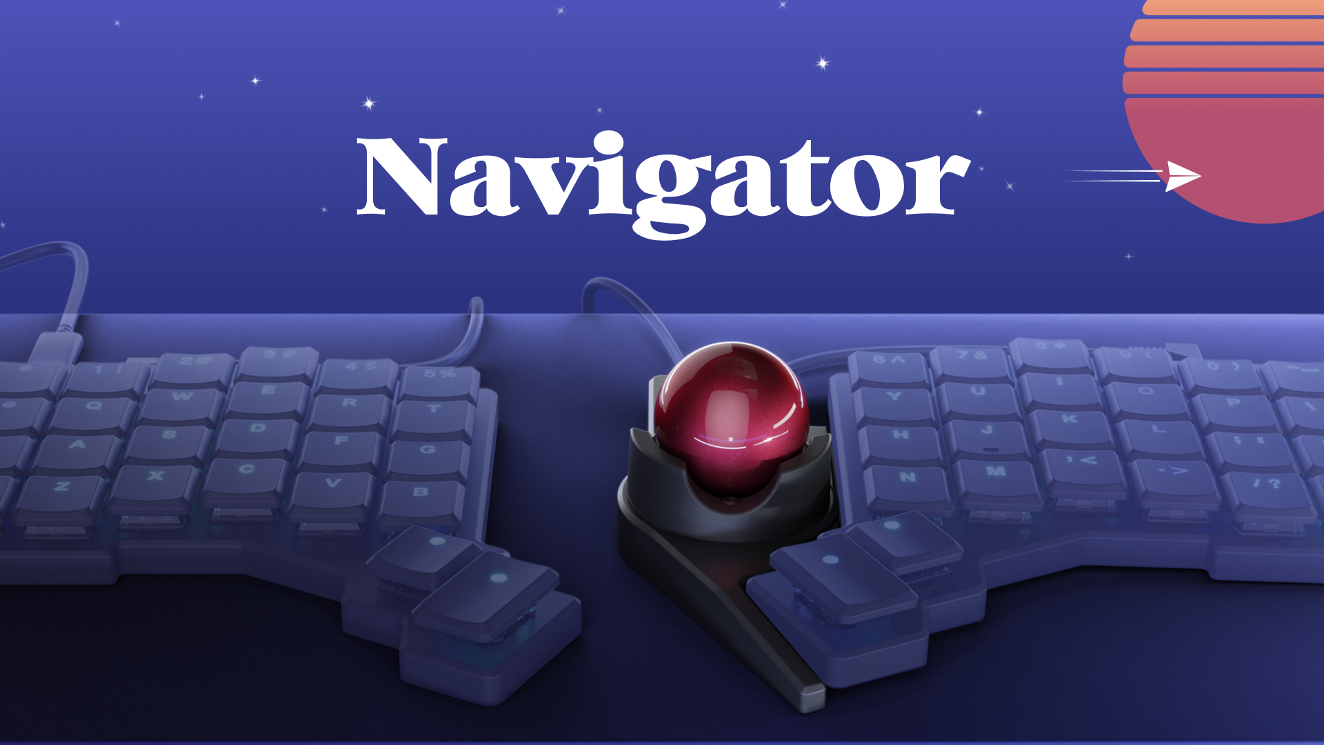 ZSA Voyager Navigator トラックボール The Navigator: A trackball for your Voyager