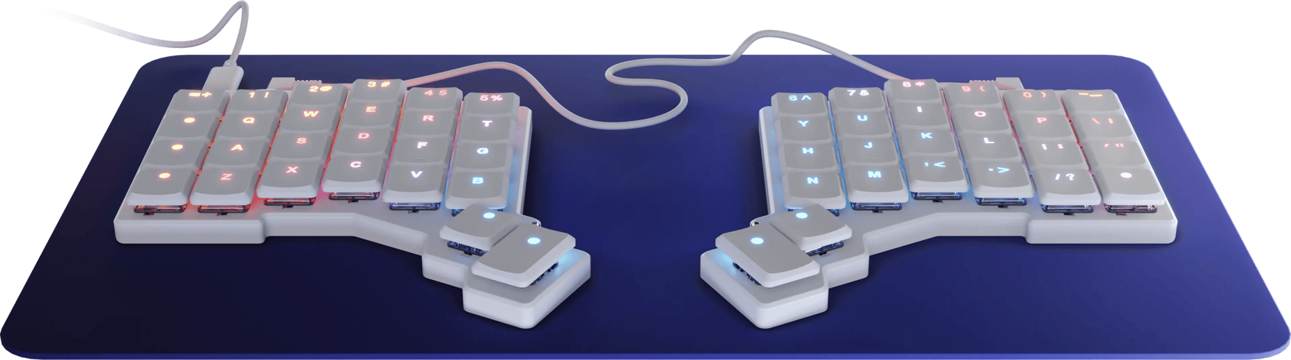 The Voyager A powerful, lowprofile, split ergonomic keyboard zsa.io