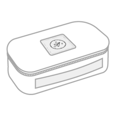 Putting a keyswitch downwards over the socket, arrows pointing down indicating direction of force