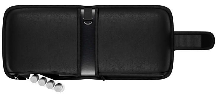The Voyager's carrying case