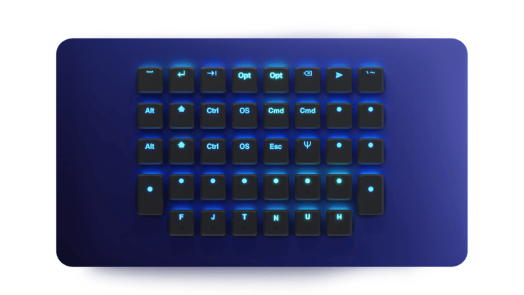 Extra keycaps in black