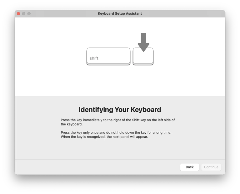 Keyboard Setup Assistant