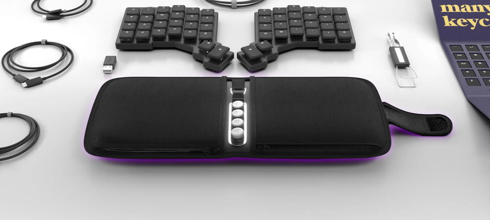 Black carrying case