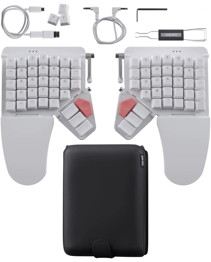 Contents of a Moonlander package